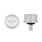 Sædeskrue - Riflet Rå Sølv