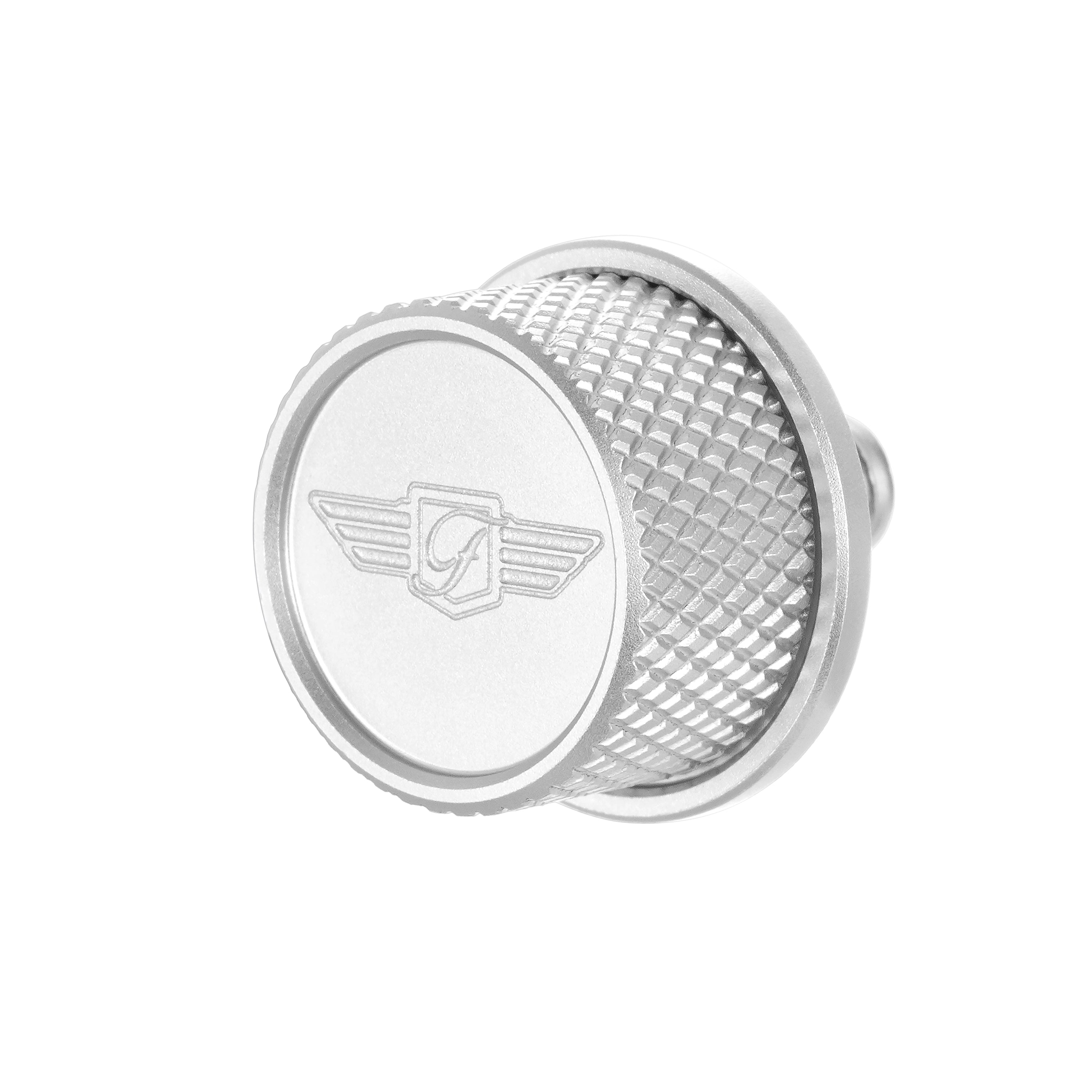 Sædeskrue - Riflet Rå Sølv