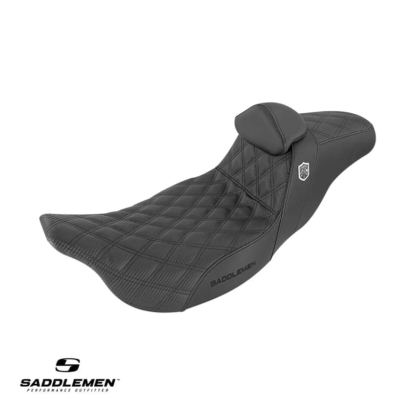 Saddlmen SDC Performance Grip – Pro Series m/ryglæn til (Softail/Touring/Dyna)
