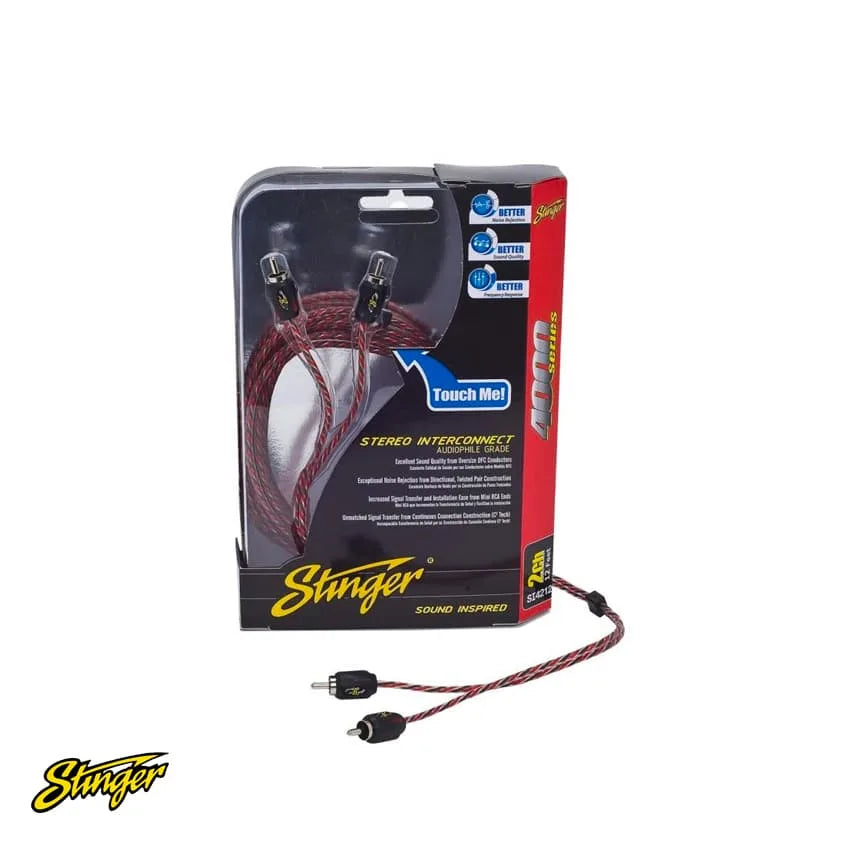 STINGER RCA SIGNALKABEL 3,7M