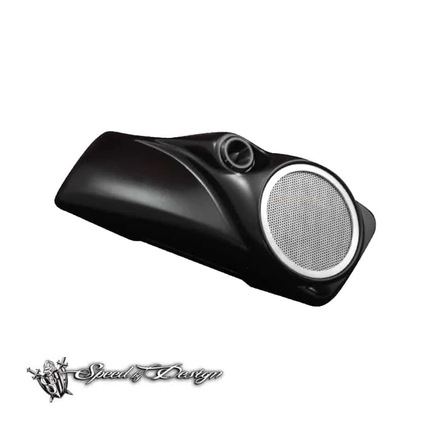 Copy Cat Killer sidetaske låg med 8" højtaler udskæring til Harley-Davidson Street Glide, Road Glide og Electra Glide 1998-2013
