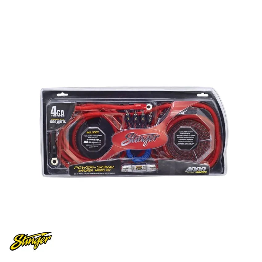 Stinger Strøm/RCA kabel 20MM²