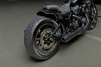 Crook Series Short Rear Fender for Harley Davidson Street Bob, Softail Standard 180-200 tire