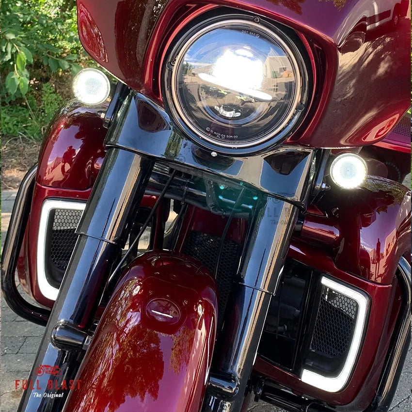 LED Indsats med blinklys og postionslys til Harley-Davidson Originale Bullet Huse (2003+)