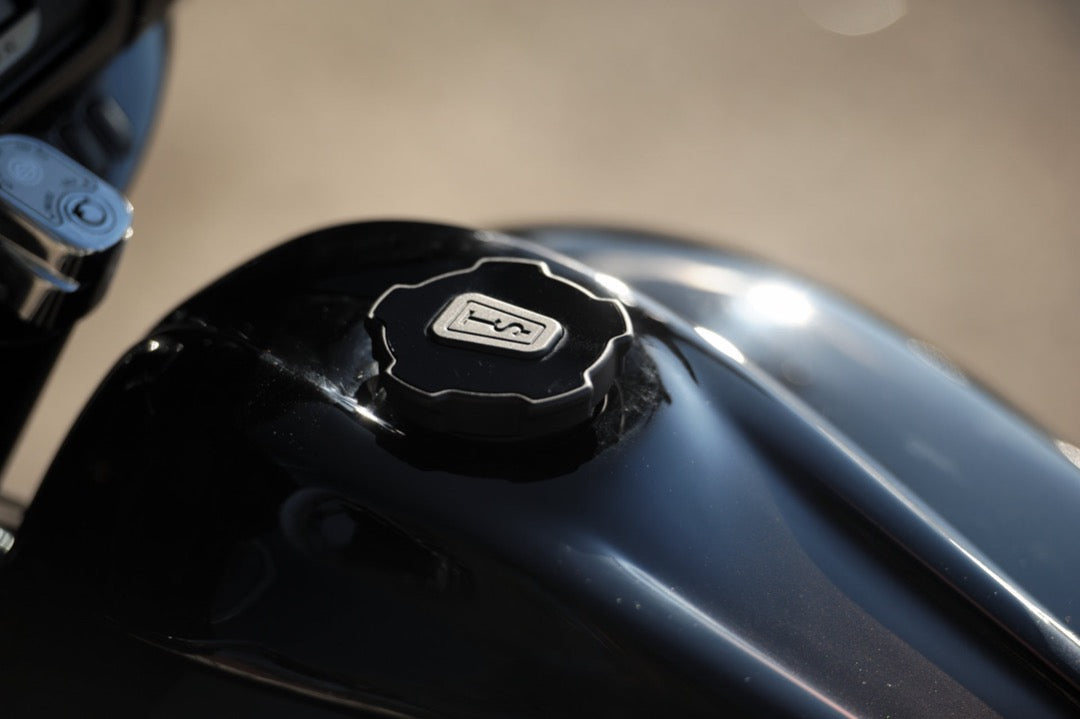 Black Series Gas Cap for Harley Davidson Touring models