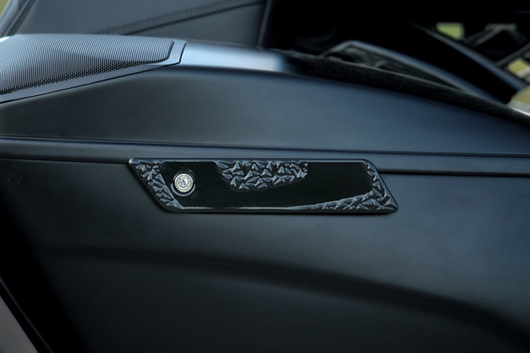 "Diamond Series" Latch covers for Touring 2014 up models