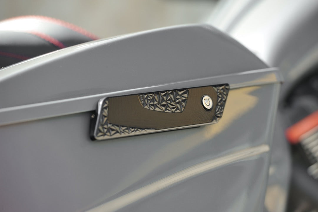 "Diamond Series" Latch covers for Touring 2014 up models