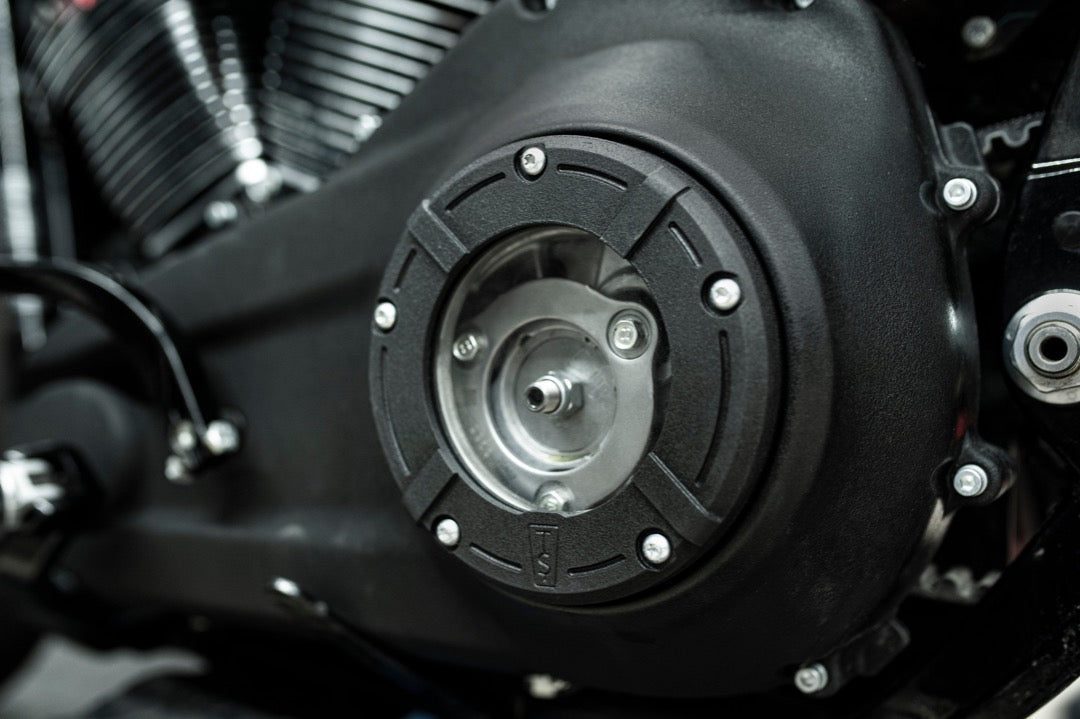M8 Derby Cover for Harley Davidson Softail 2019 up Transparent