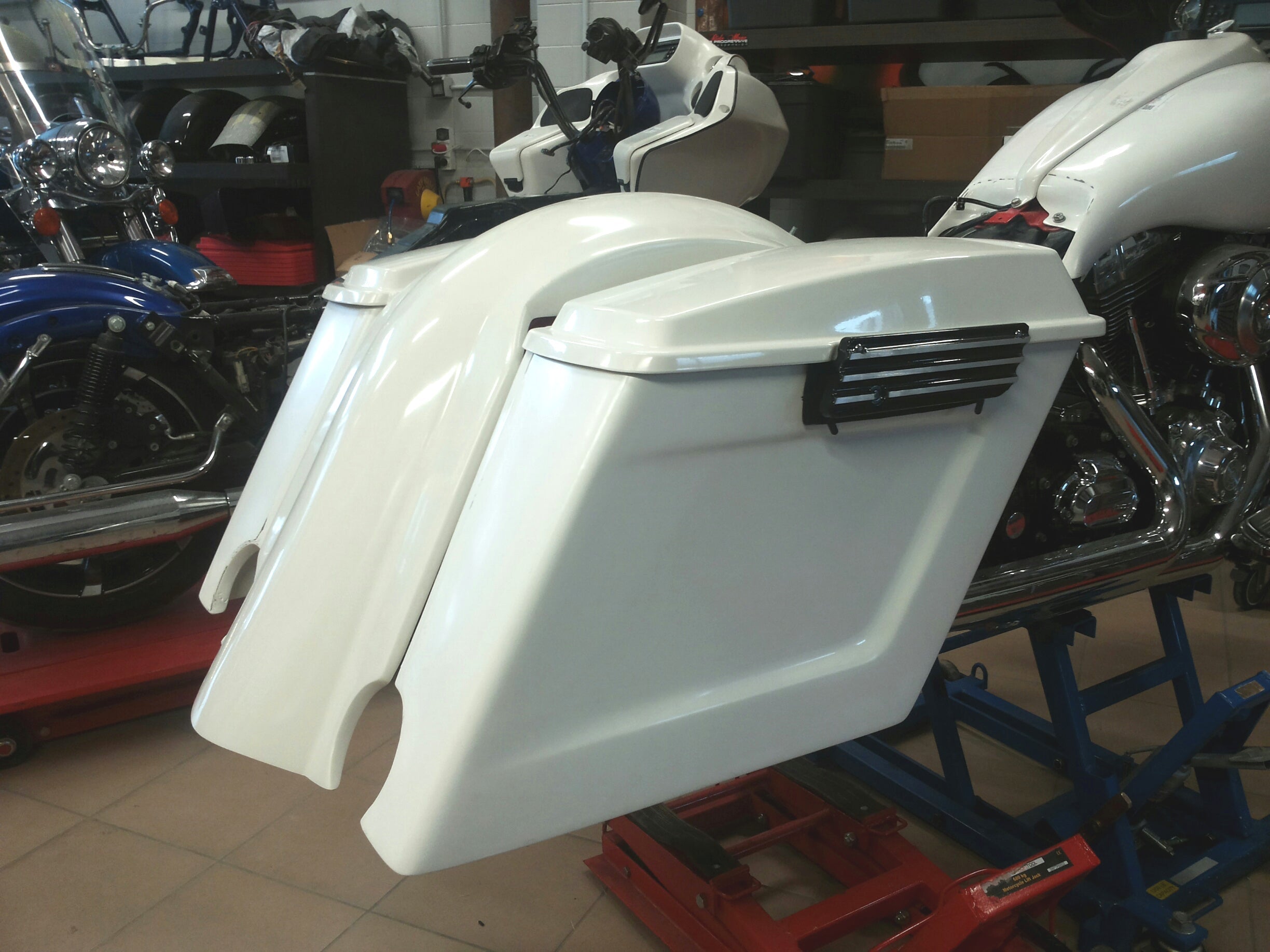 Celtic 4" Stretched Saddlebags For Harley Davidson Touring 1993-2013 Models