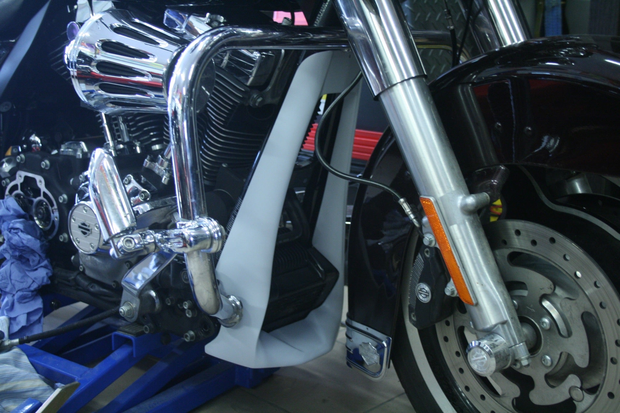 Celtic Chin Spoiler For Harley Davidson Touring 2009-2016 Models With Oil Cooler