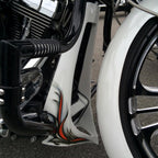 Bolt on Radiator Cover for Harley Davidson Touring 2009-2016 models with Raked Frame