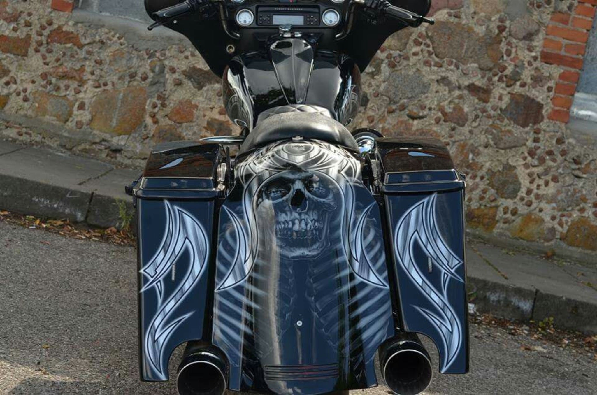 Rocca 5" Stretched Lay over fender cover for Harley Davidson Touring 2009-2013 models