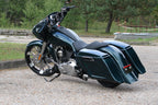 Flow Stretched Saddlebags w/o Lids for Harley Davidson Touring 1993 - 2013 models