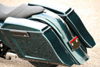 Flow Stretched Saddlebags w/o Lids for Harley Davidson Touring 1993 - 2013 models