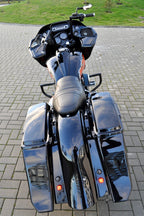 Flow Stretched Saddlebags w/o Lids for Harley Davidson Touring 1993 - 2013 models