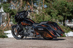 Magnus Stretched Saddlebags w/o Lids for Harley Davidson Touring 2014 up models