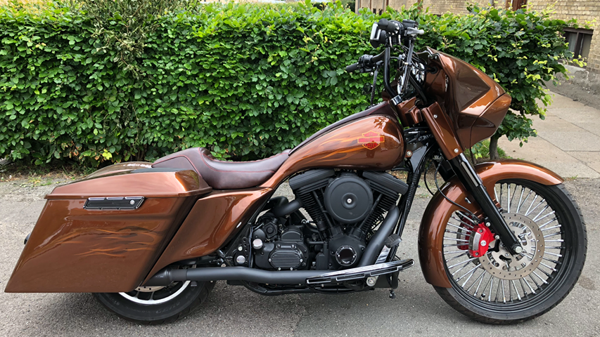 Rocca Side Cover and Tank Shroud set for Harley Davidson Touring 2014 up models