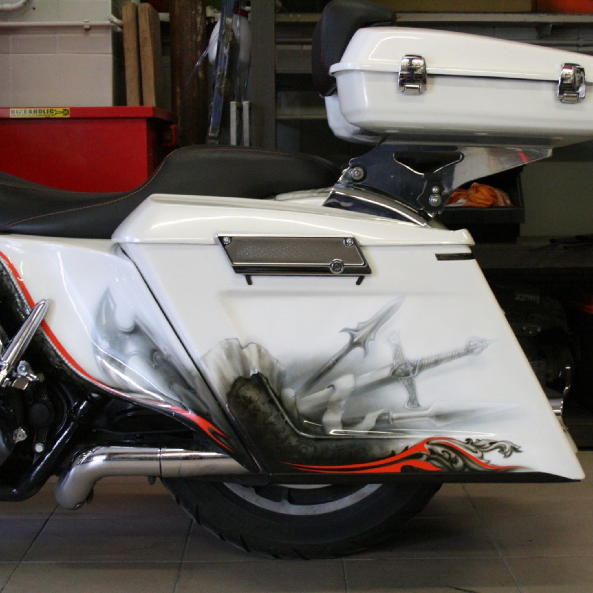 Tommy&Sons Torre Saddlebag Lids for Harley Davidson Touring 1993-2013 models