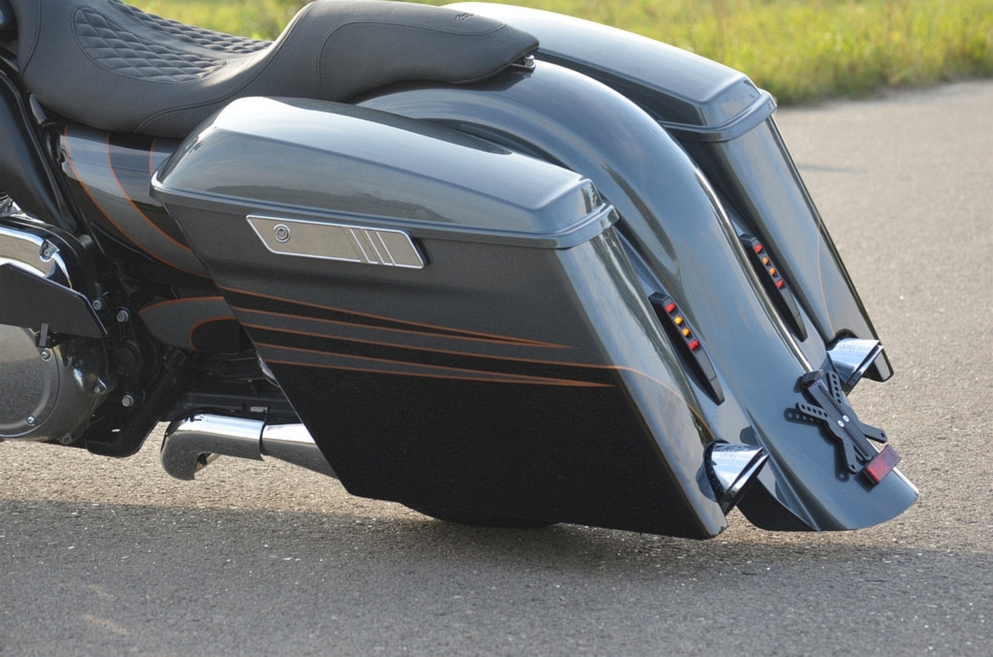 Bolt on Type Stretched Rear Fender for Harley Davidson Touring 2014 up