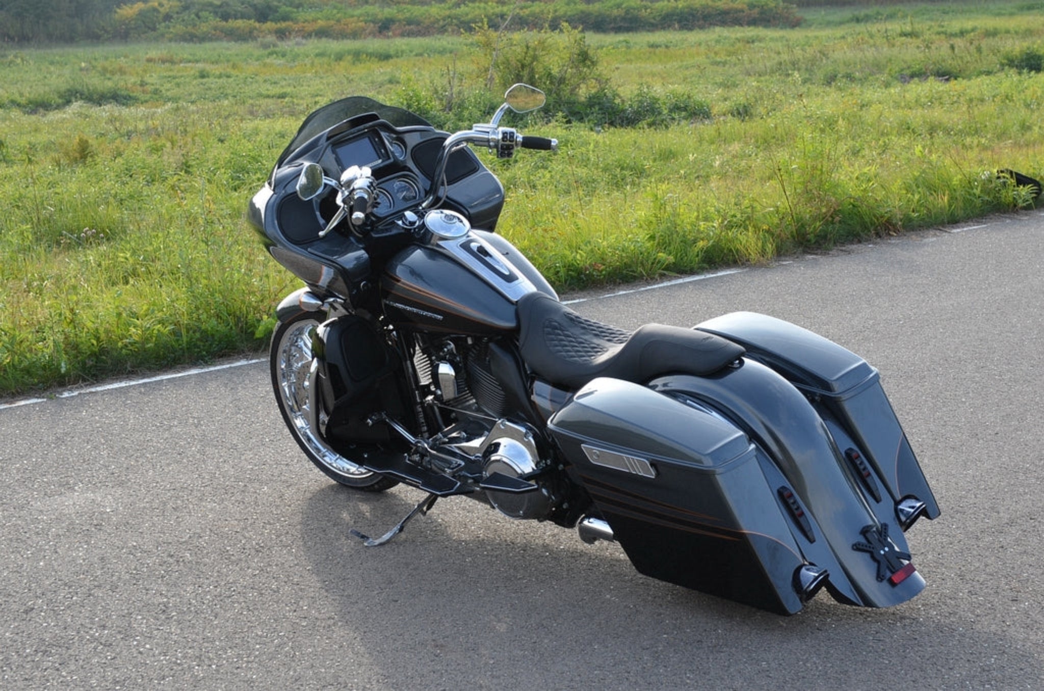Bolt on Type Stretched Rear Fender for Harley Davidson Touring 2014 up