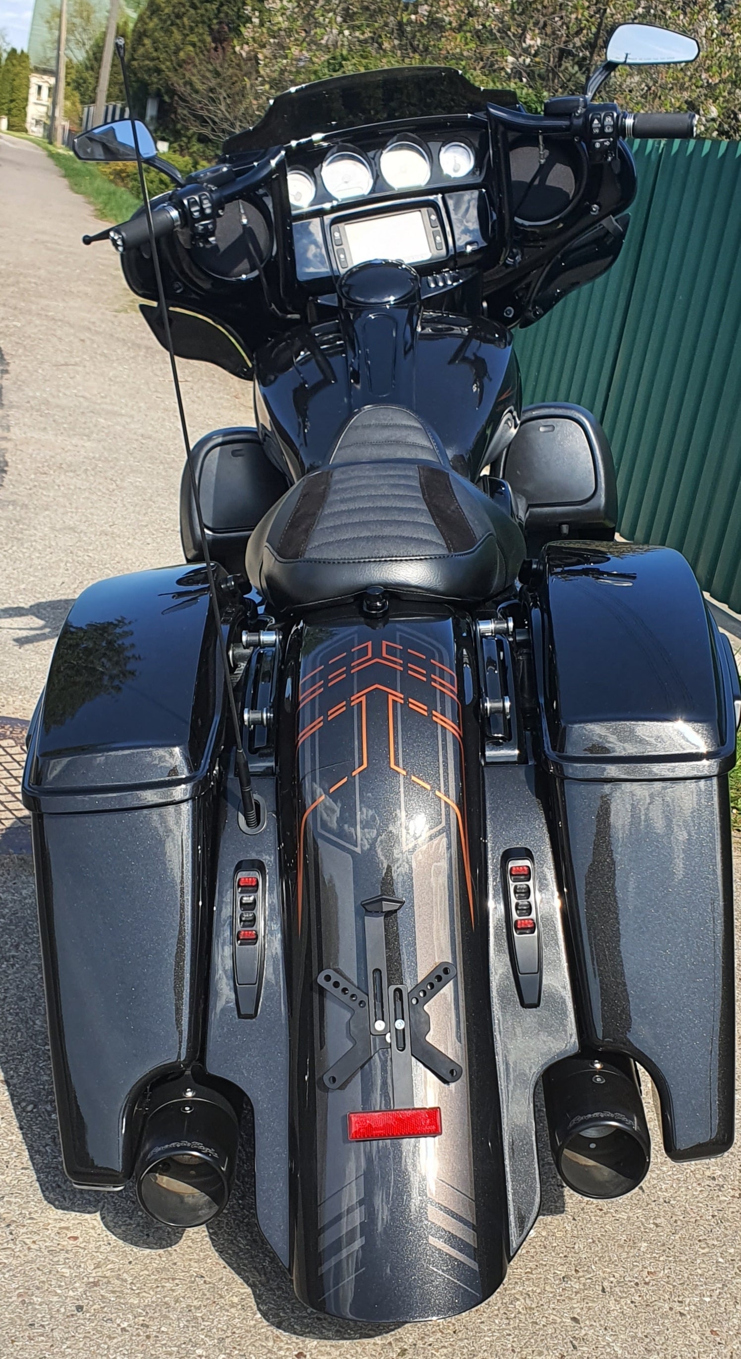Bolt on Type Stretched Rear Fender for Harley Davidson Touring 2014 up
