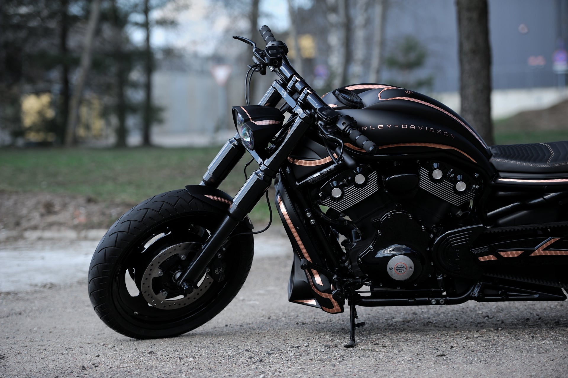 ReDevoted Custom Headlight For V-Rod 2007-2012 Models