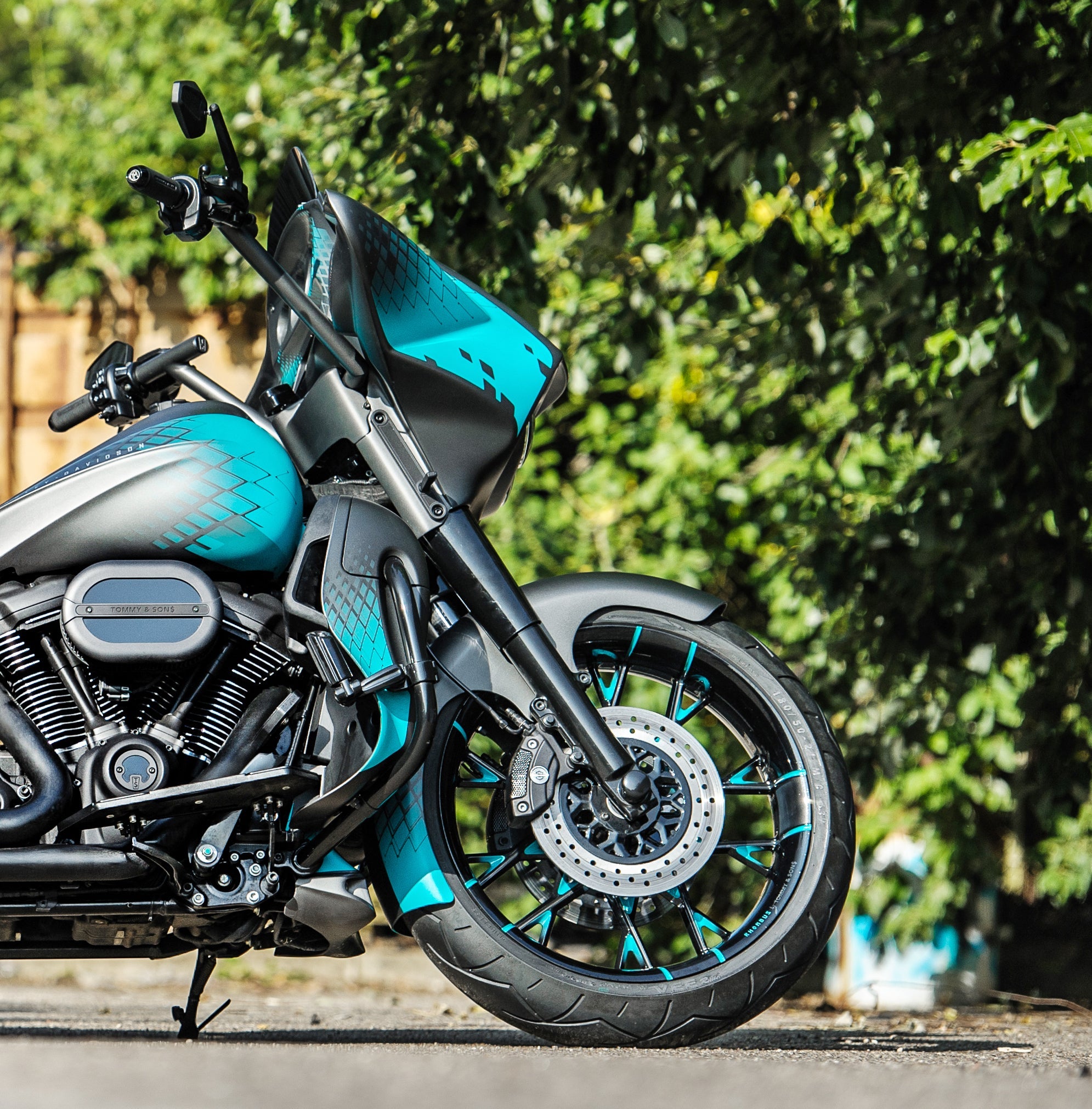 T&S Wrapper Front Fender for 5.5x 21" Wheel Touring 2014-2023