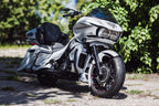 Bolt on Radiator Cover for Harley Davidson Touring wit LED lights