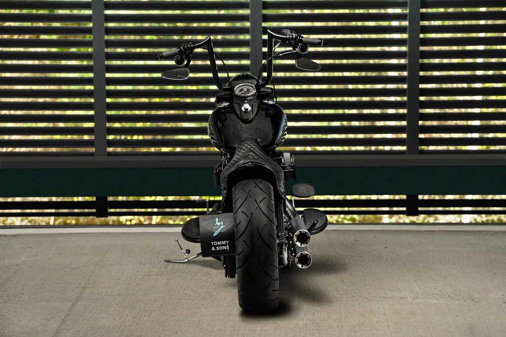 Outlaw Series Short Rear Fender for Harley Davidson Softail 2007-2017 Models