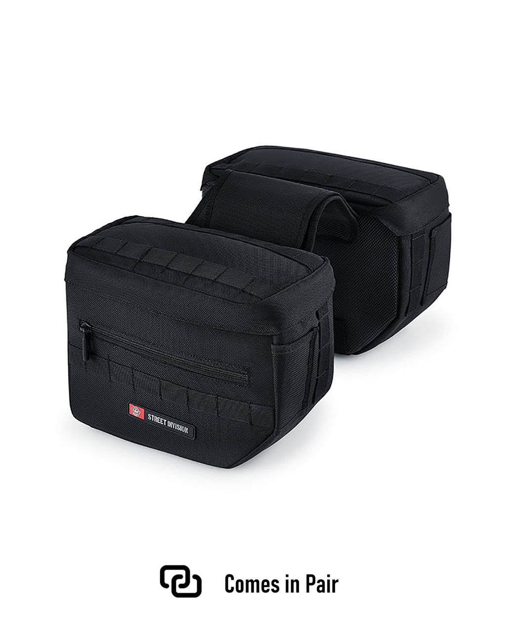 10L - Patriot Små Cordura Throw-over Sidetasker til Harley Softail Low Rider S FXLRS