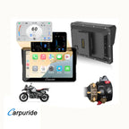 Carpuride – W702BS Trådløs Apple Carplay/Android Auto vandtæt skærm til BMW & Garmin Zumo beslag