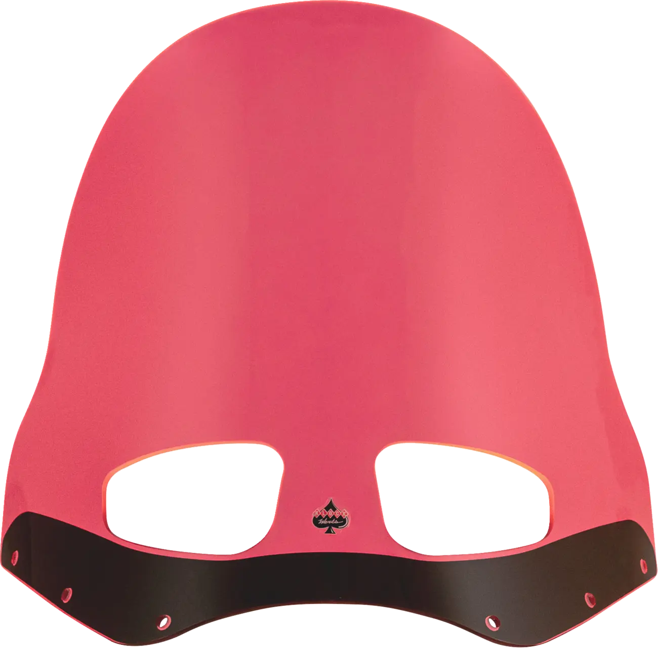 Klock Werks Kolor Flare Windshield 15" Road Warrior Pink Ice - front