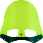 Klock Werks Kolor Flare Windshield 15" Road Warrior Green Ice - front