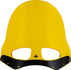 Klock Werks Kolor Flare Windshield 15" Road Warrior Yellow - front