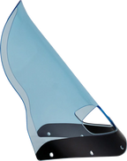 Klock Werks Kolor Flare Windshield 15" Road Warrior Blue Ice - right side
