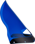 Klock Werks Kolor Flare Windshield 15" Road Warrior Blue - right side