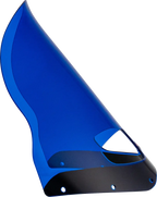 Klock Werks Kolor Flare Windshield 15" Road Warrior Blue - right side