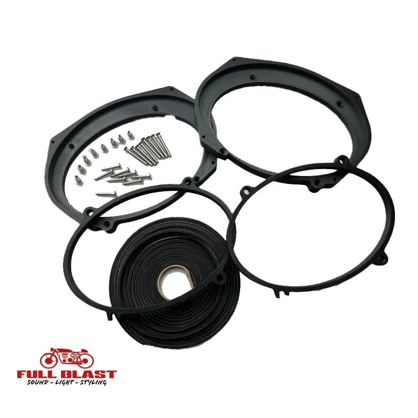 Adapterkit til montering af 6x9” højttalere i originale Harley-Davidson sidetaskelåg