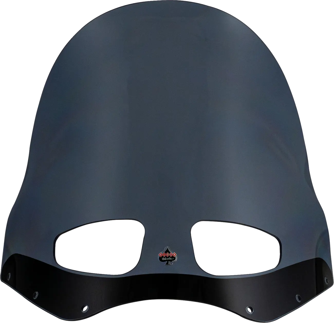 Klock Werks Flare Windshield 15" Road Warrior Dark Smoke - front