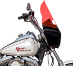 Klock Werks Kolor Flare Windshield 15" Road Warrior Pink Ice
