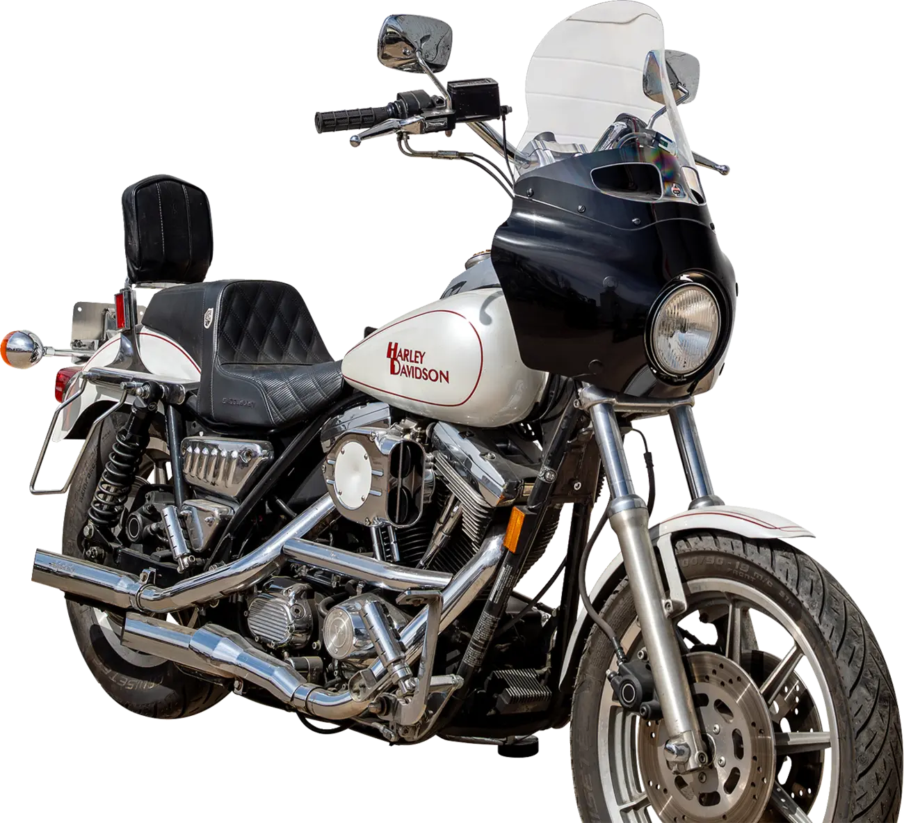 Klock Werks Flare Windshield 15" Road Warrior Clear