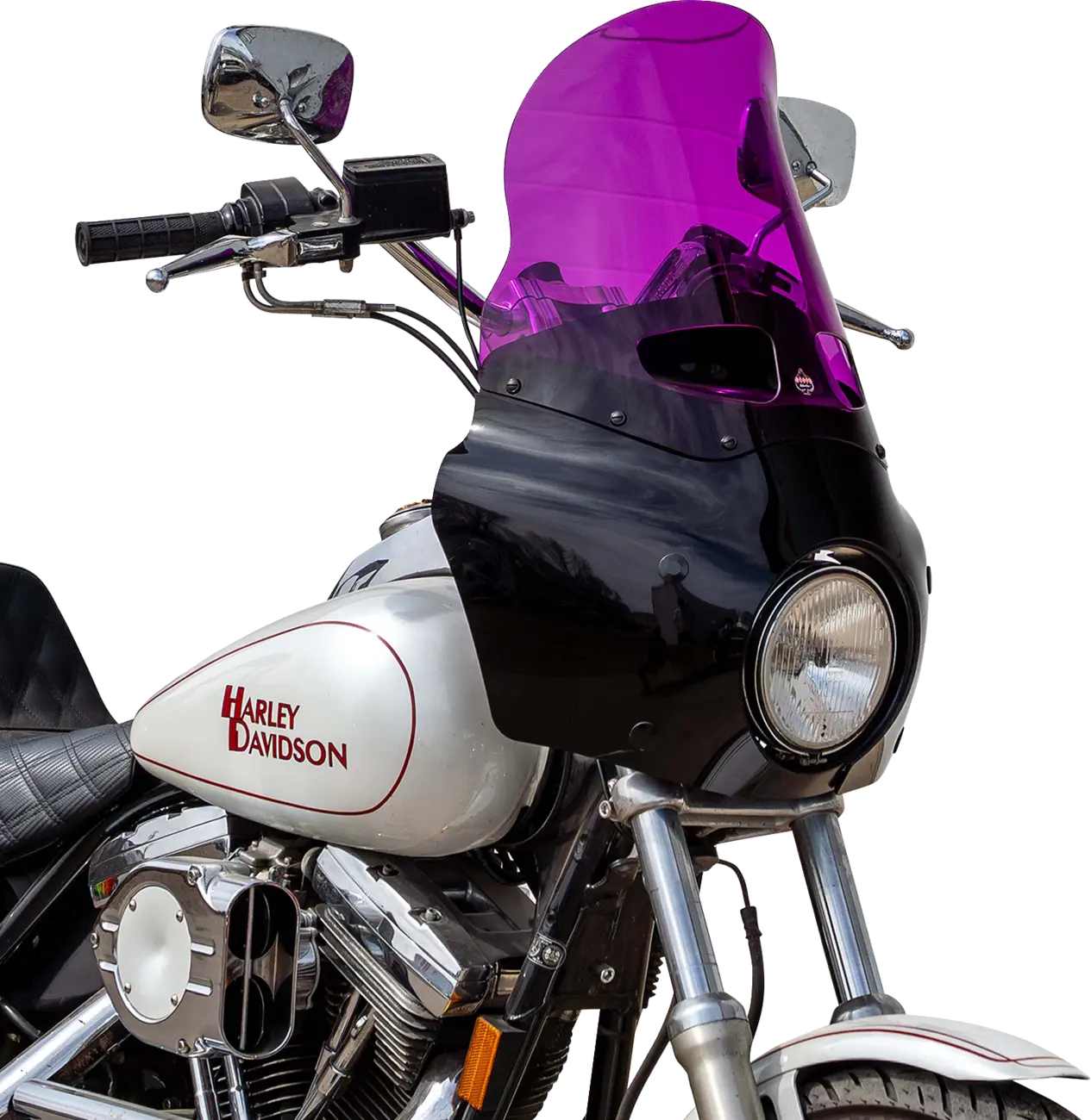 Klock Werks Kolor Flare Windshield 15" Road Warrior Purple