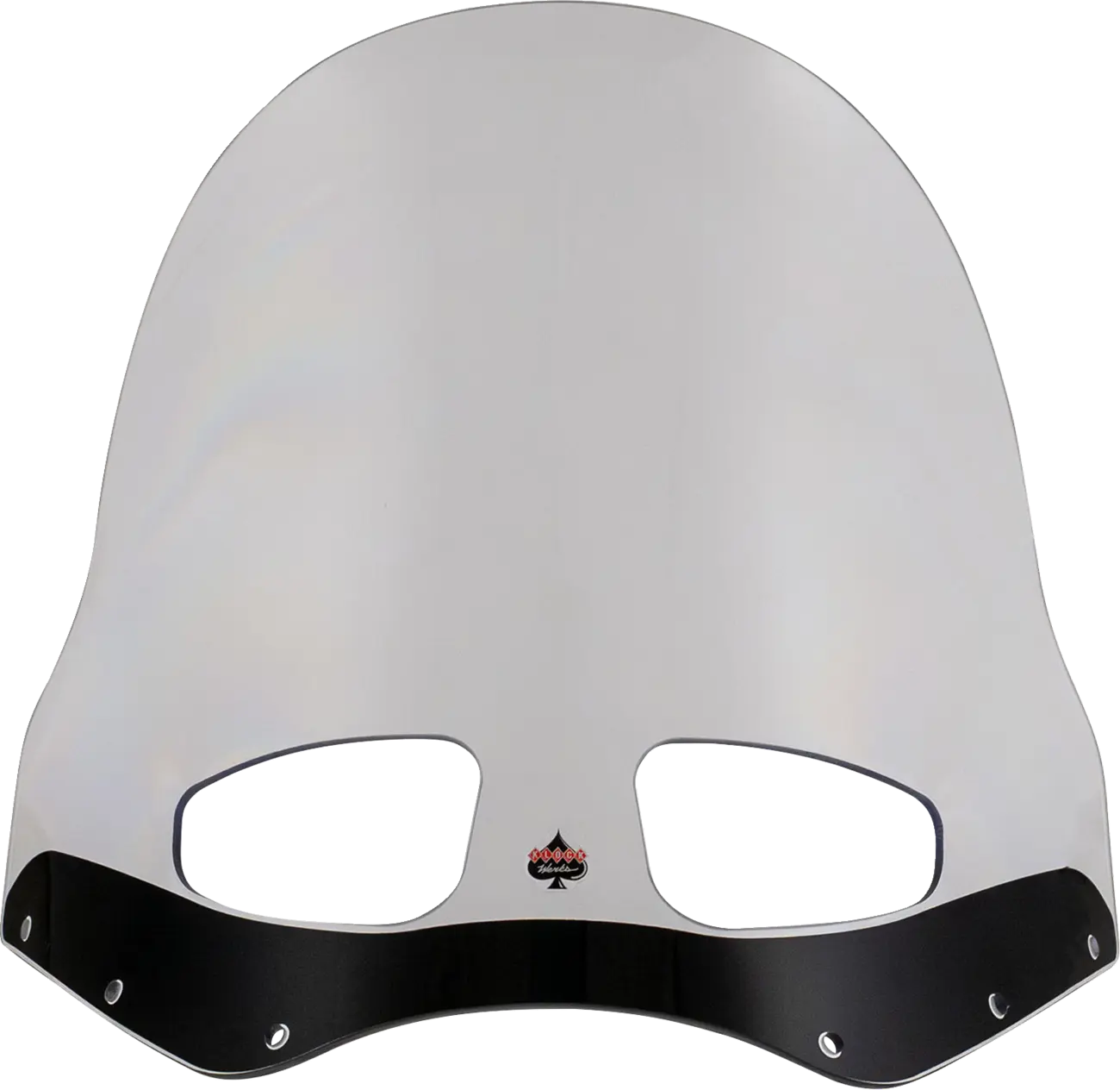 Klock Werks Flare Windshield 15" Road Warrior Clear - front