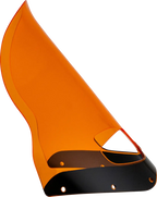 Klock Werks Kolor Flare Windshield 15" Road Warrior Orange - right side