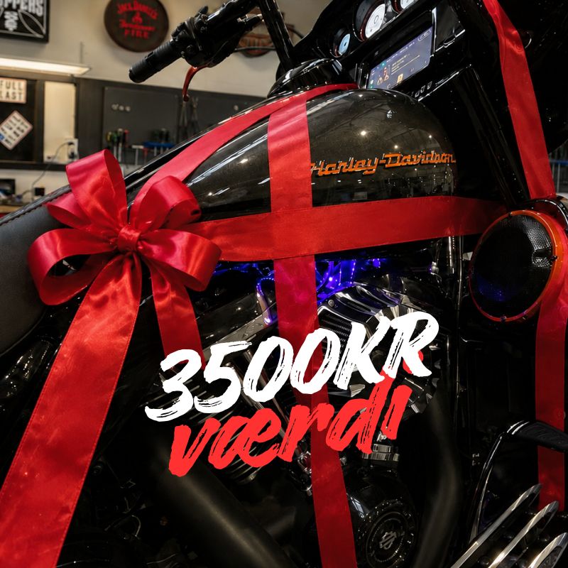 Gavekort til Harley-entusiasten – op til 10.000 kr.