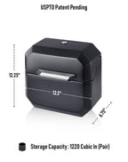 20L - Outlaw Quick-Mount Small Harley Softail Low Rider S FXLRS Matte Hard Saddlebags