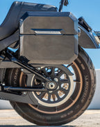 20L - Outlaw Quick-Mount Small Harley Softail Low Rider S FXLRS Painted Hard Saddlebags