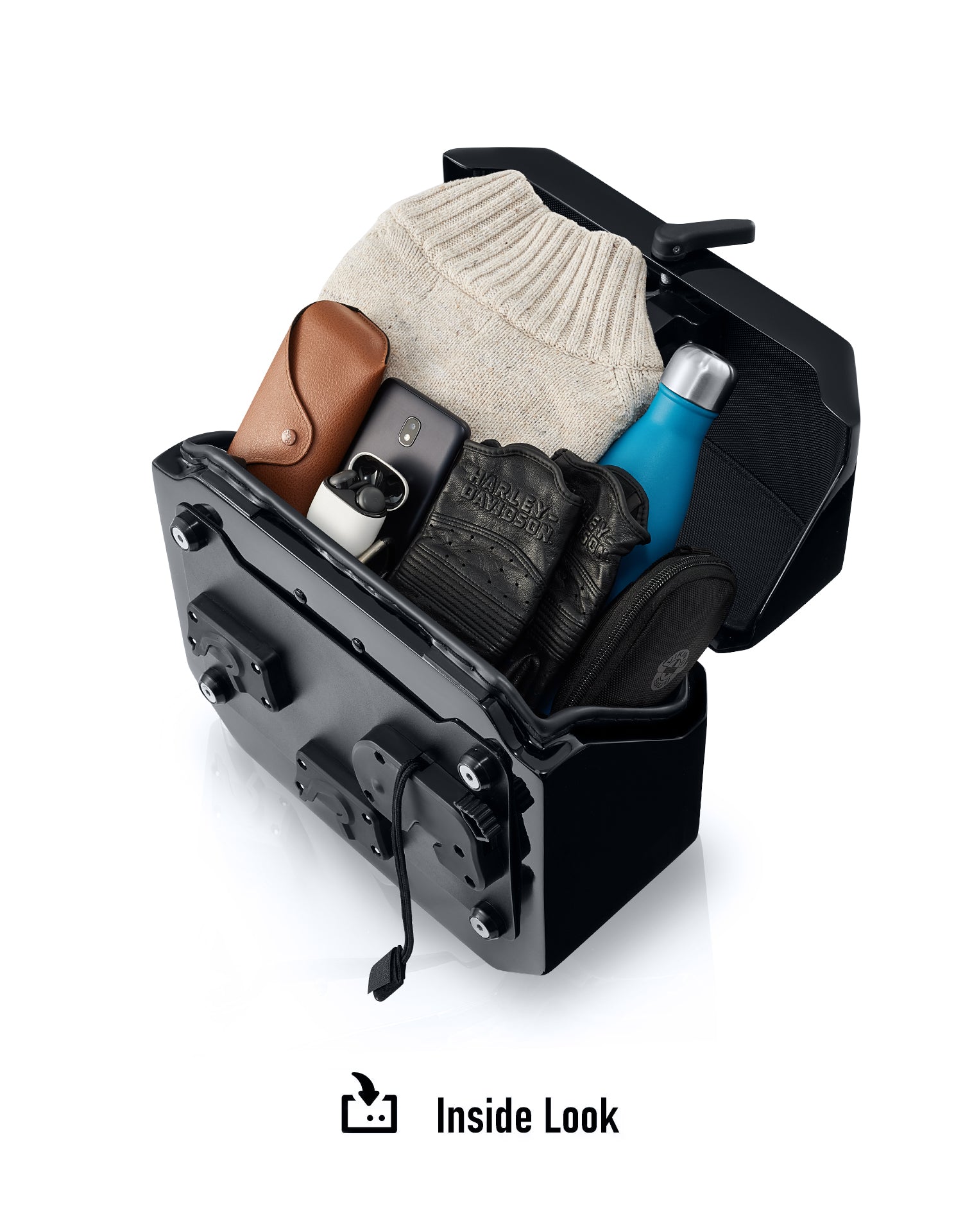 20L - Outlaw Quick-Mount Small Harley Softail Low Rider S FXLRS Painted Hard Saddlebags