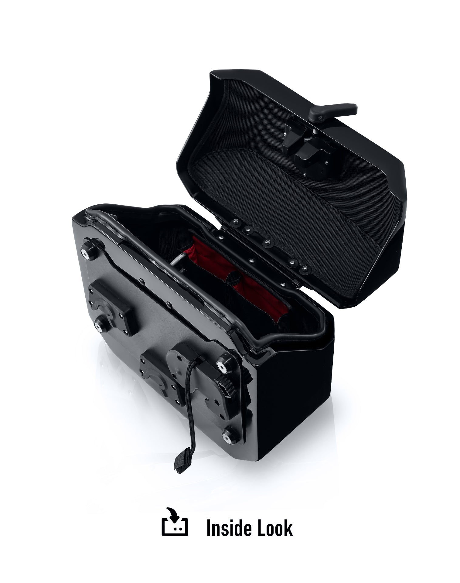 20L - Outlaw Quick-Mount Small Harley Softail Low Rider S FXLRS Painted Hard Saddlebags