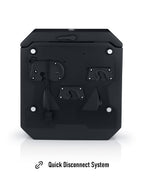 15L - Outlaw Quick Mount Medium Harley Softail Low Rider S FXLRS Matte Hard Solo Saddlebag (Left Only)